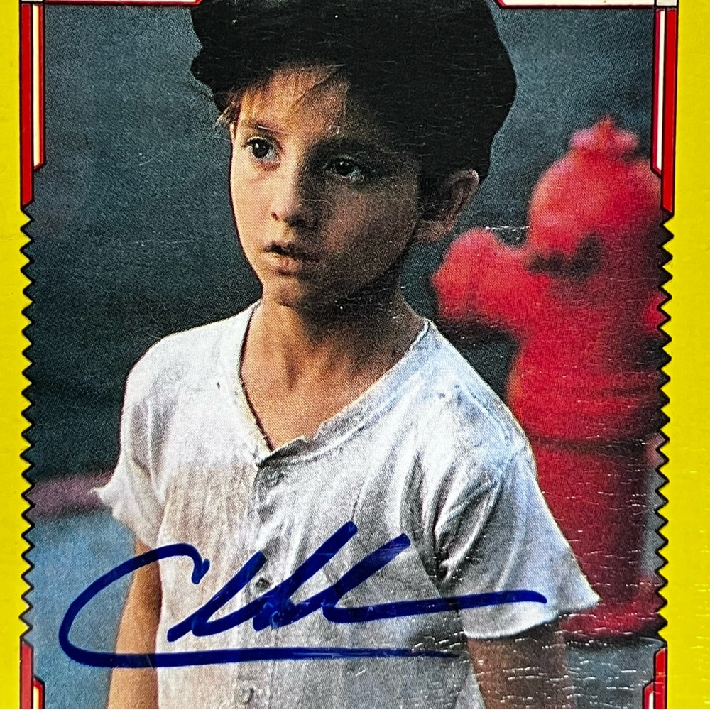 DICK TRACY SIGNED Trading Card / CHARLIE KORSMO Autograph / 1990 Topps Original